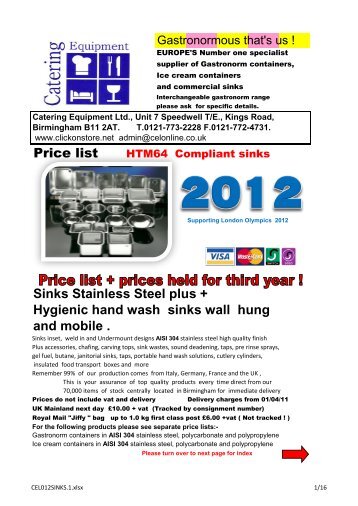 Price list Sinks Stainless Steel plus + Hygienic hand wash sinks wall ...