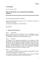 132.62 Verordnung Ã¼ber die Mediation in der Jugendstrafrechtspflege