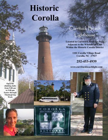 Historic Corolla - Historic Albemarle Tour