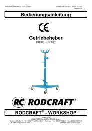 Bedienungsanleitung Getriebeheber - betec-tools