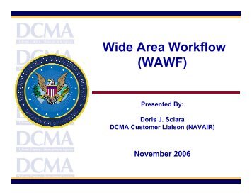 Wide Area Workflow (WAWF) - NAVAIR