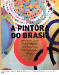 KATO, Gisele. A pintora do Brasil. Revista Bravo!, Setembro de 2008