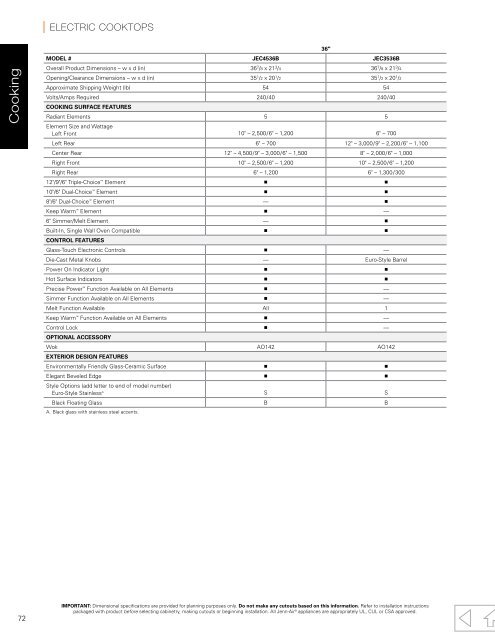 Full Line Catalog - Jenn-Air