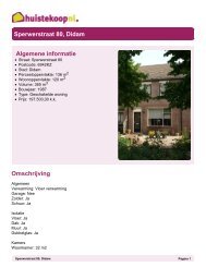 Brochure - Huis te koop