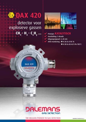 DAX 420 - Dalemans Gas Detection