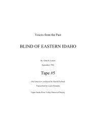 Alma B. Larson - BYU Idaho Special Collections and Family History