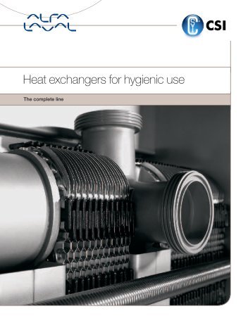 Plate Heat Exchanger brochure - Alfa Laval