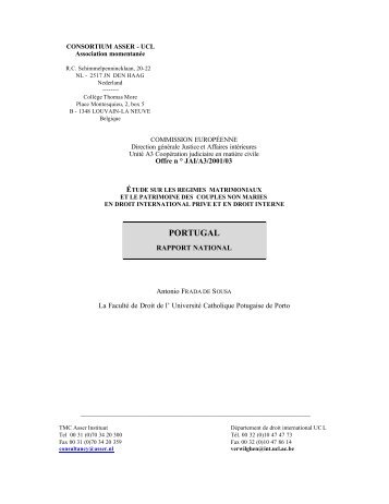 EUROPA - Justice et affaires intÃ©rieures - Portugal rapport national