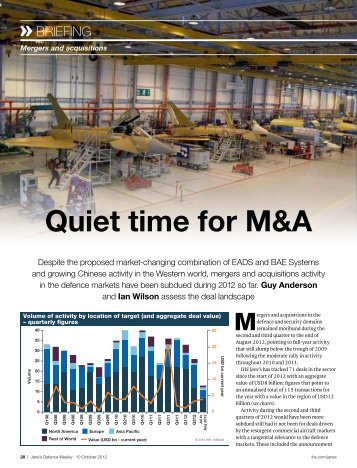 Aerospace & defence M&A report - Grant Thornton