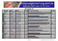 Hersteller R - Bedienungsanleitung - WB4.DE