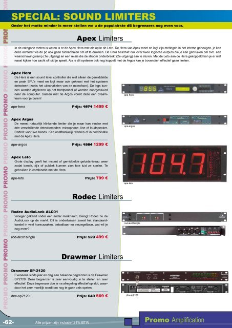 SPECIAL: SOUND LIMITERS - Bekafun