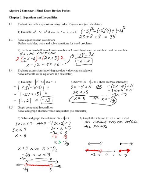 cpm algebra 2 homework answers chapter 1