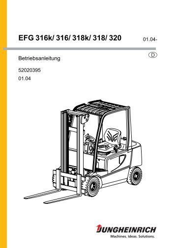 EFG 316k/ 316/ 318k/ 318/ 320 - Jungheinrich