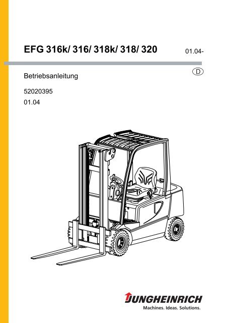 EFG 316k/ 316/ 318k/ 318/ 320 - Jungheinrich