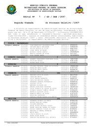 Edital NÂº / GD / DAE / 7 2007 Segunda Chamada do Processo ...