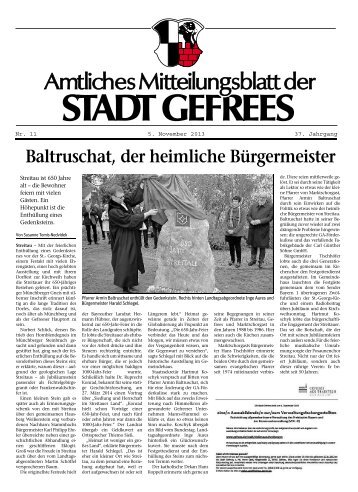 Baltruschat, der heimliche BÃ¼rgermeister - Gefrees