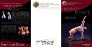 Friends of Dance - FSU - School of Dance - Florida State University