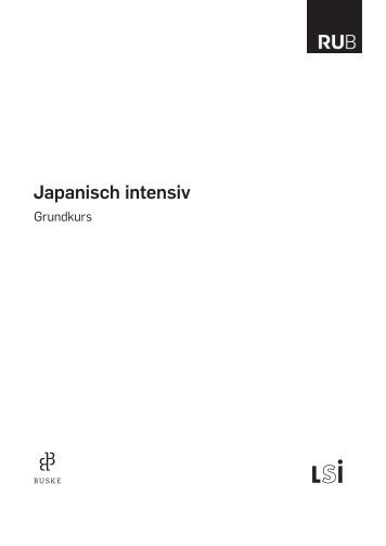 Japanisch intensiv