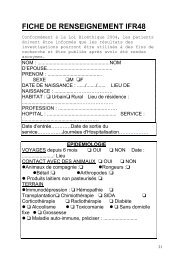 FICHE DE RENSEIGNEMENT IFR48