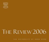 2006 Review - The University of Hong Kong