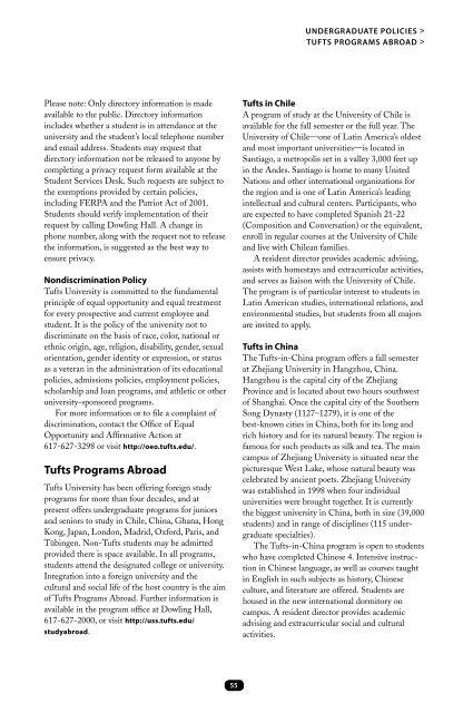 2013â2014 The Bulletin - USS at Tufts - Tufts University