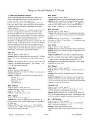 Dungeon Master's Guide v.3.5 Errata
