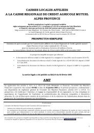 Rapport du PrÃ©sident du Conseil d'administration de la ... - AMF