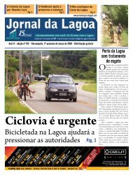 Bicicletada na Lagoa ajudarÃ¡ a pressionar as ... - Bicicleta na Rua