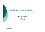 WIMP-Nucleus Scattering
