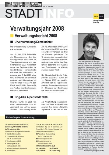 Verwaltungsjahr 2008 - CommuniGate Pro brig-glis.ch Eingang