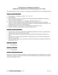 Instructions for completing Form #30 - Nebraska Board of Engineers ...