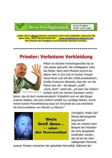 Priester: Verbotene Verkleidung - kathTube