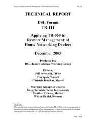 TR-111 - Broadband Forum