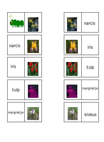 lentebloemen woordrups.pdf - Kleutergroep