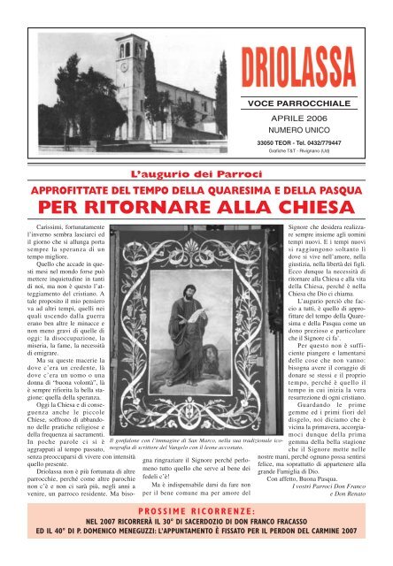 Voce Parrocchiale 2006 - Webdiocesi