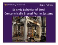 Seismic Behavior of Steel Concentrically Braced Frame ... - MCEER