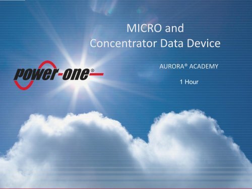 micro, cdd - Power-One