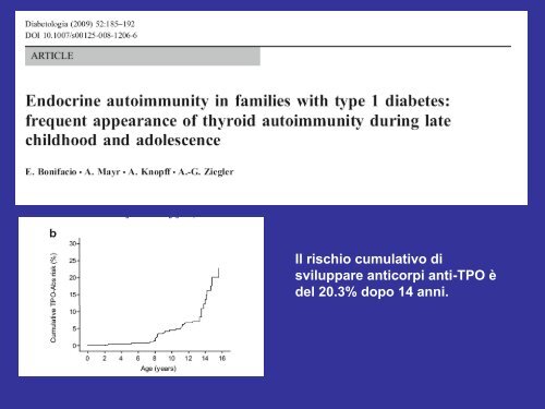 marcatori autoanticorpali per la diagnosi del diabete tipo i - Simel