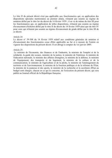 L'évaluation et la notation des fonctionnaires de l'État