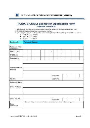 pceia & ceilli - The Malaysian Insurance Institute