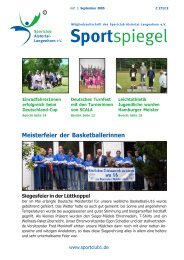 Meisterfeier der Basketballerinnen - SC Alstertal Langenhorn