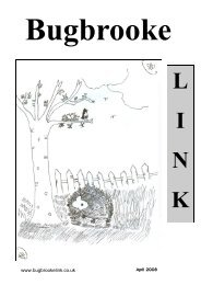 April 2008 - Bugbrooke LINK Home Page