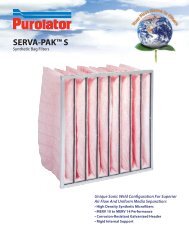 SERVA-PAKâ¢ S - Purolator Air Filtration