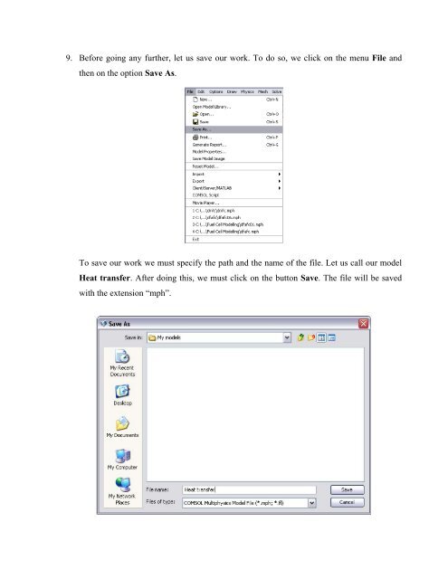 COMSOL Multiphysics (formerly FEMLAB) is a finite element ...