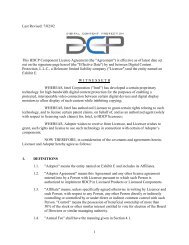 HDCP Component License Agreement - Digital Content Protection ...