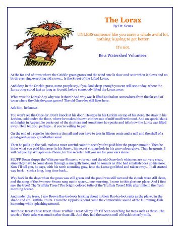 The lorax book pdf download