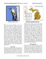 Great Crested Flycatcher - Michigan Breeding Bird Atlas Website