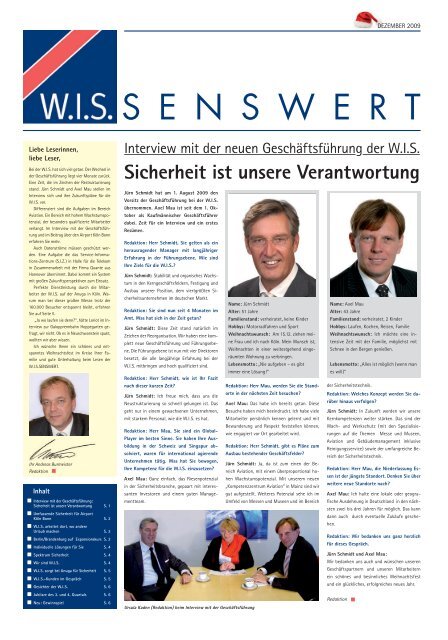 S E N S W E R T - WIS Sicherheit