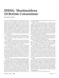 Handmaidens Of British Colonialism - Executive Intelligence Review