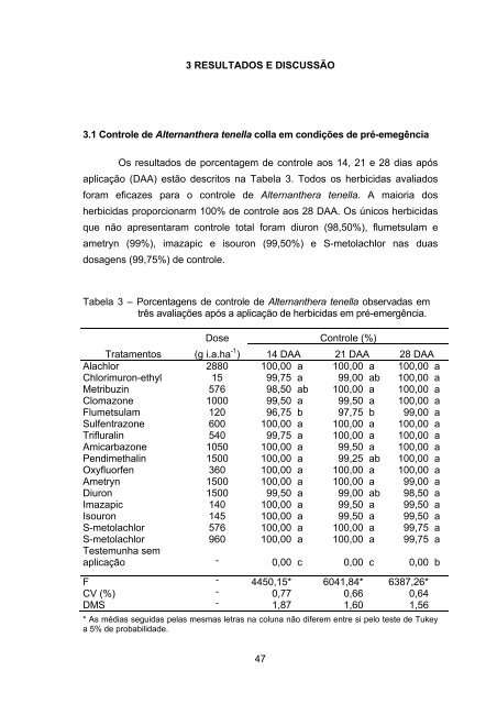 Alternanthera tenella Colla - Departamento de Agronomia - UEM